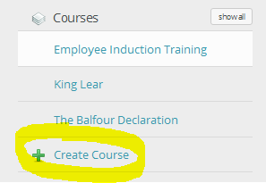 course builder